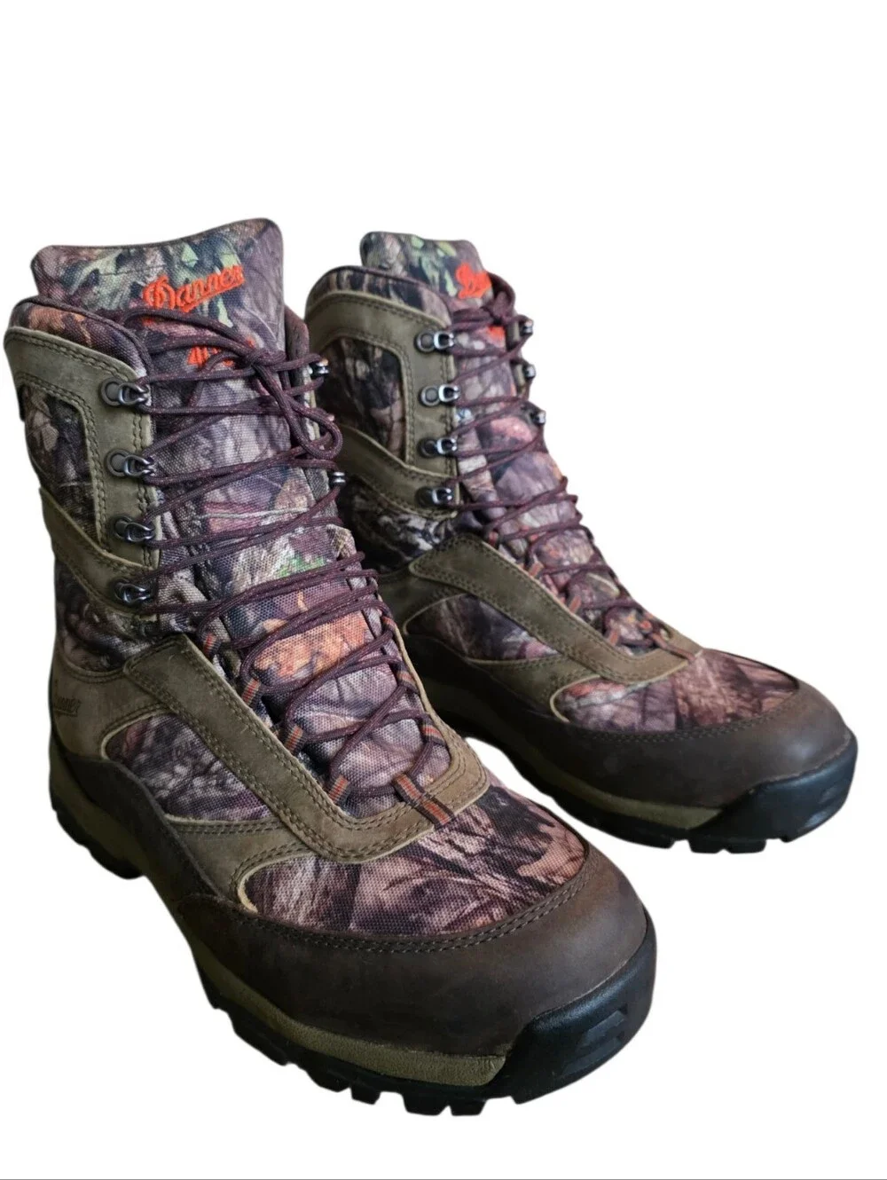 Danner Men's High Ground 400GHunting Boots - Mossy Oak‎ Size  9 NWOT